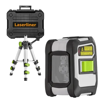Линеен лазерен нивелир Laserliner с 2 лъча 40 м, 0.35 мм/м, CompactCross-Laser Pro
