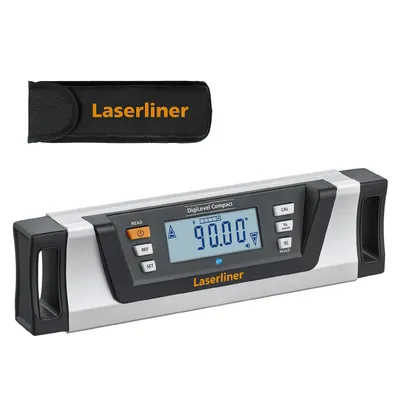 Нивелир алуминиев кутия Laserliner дигитален с магнит 230 мм, 0.05 мм/м, Bluetooth, DigiLevel Compact