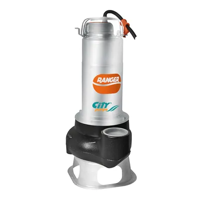 Потопяема дренажна помпа City Pumps за фекални и отпадни води  3-33 м3/ч, 8.5-1.5 м, 2 ", RANGER 10/50