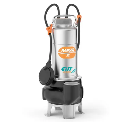 Потопяема дренажна помпа City Pumps за фекални и отпадни води  3-45 м3/ч, 14-2 м, 2 ", RANGER MC12/50M