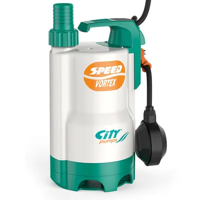 Потопяема дренажна помпа City Pumps за мръсна вода  1.2-10.8 м3/ч, 6.5-1.5 м, 1 1/4 ", SPEED VORTEX 50M