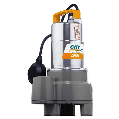 Потопяема дренажна помпа City Pumps за мръсна вода  1.5-21 м3/ч, 8.5-1 м, 1 1/2 ", COBRA 80M