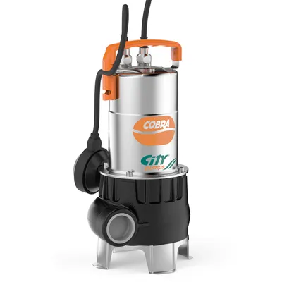 Потопяема дренажна помпа City Pumps за мръсна вода   1.5-24 м3/ч, 10.5-1.5 м, 1 1/2 ", COBRA 90M