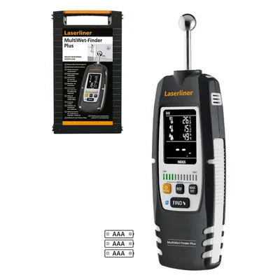 Влагомер за дърво и строителни материали Laserliner 20-80 %, MultiWet-Finder Plus