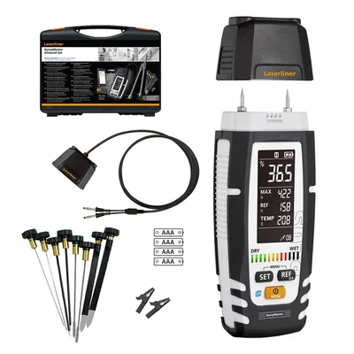 Влагомер за дърво и строителни материали Laserliner 4.6-91.6 %, DampMaster Allround
