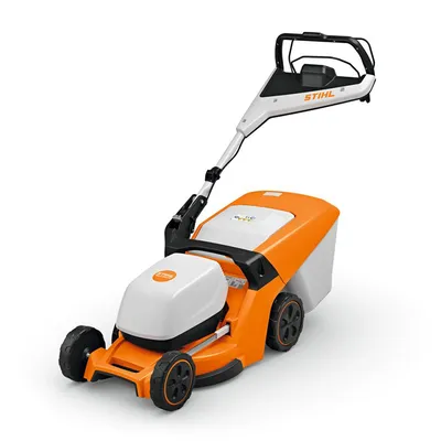 Акумулаторна косачка STIHL самоходна, с кош без батерия и зарядно, 36 V, 410 мм, RMA 443 PV