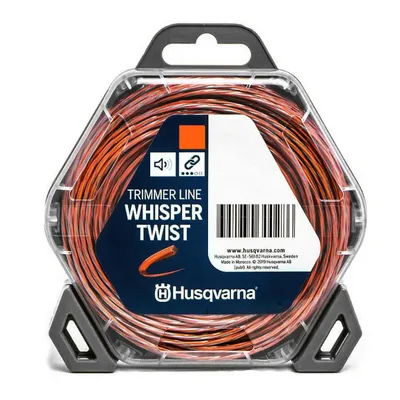 Корда Husqvarna за моторна коса усукана безшумна 1.5 мм, 15 м, оранжева, Whisper Twist
