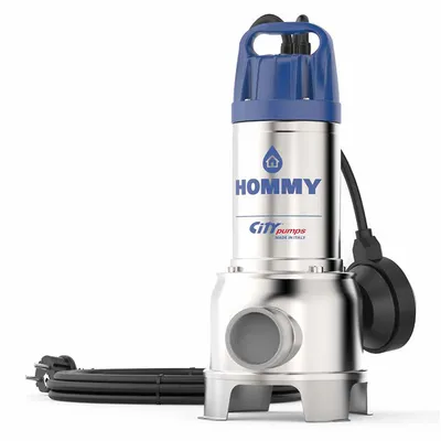 Потопяема дренажна помпа City Pumps за чиста или леко замърсена вода  0.6-15 м3/ч, 10 м, 1 1/2 ", HOMMY