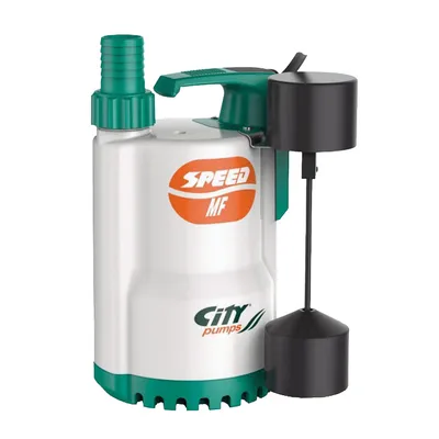Потопяема дренажна помпа City Pumps за чиста или леко замърсена вода  1.2-15.6 м3/ч, 10-2 м, 1 1/4 ", SPEED 70M MF