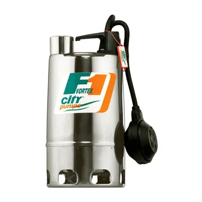 Потопяема дренажна помпа City Pumps за мръсна вода 1.2-16.8 м3/ч, 9.5-2 м, 1 1/2 ", F1/100M VORTEX