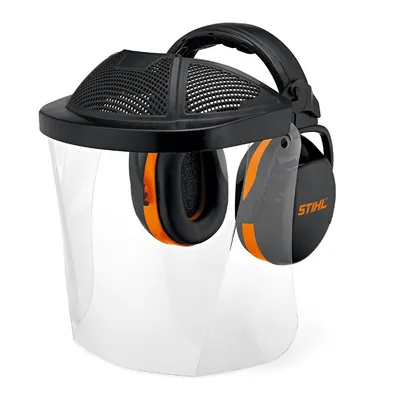 Предпазан шлем STIHL  с външни антифони прозрачен
