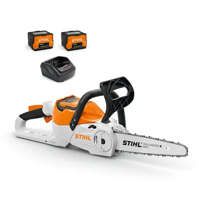 Акумулаторна резачка за дърва STIHL с 2 батерии и зарядно, 36 V, 4 Ah, 30 см, 1/4 ", MSA 60 C-B