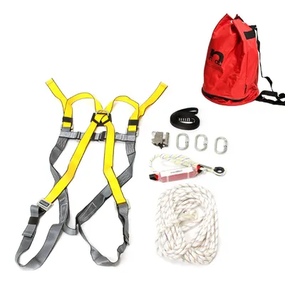 Алпинистки колан Haklift  с въжета и карабини 15 м