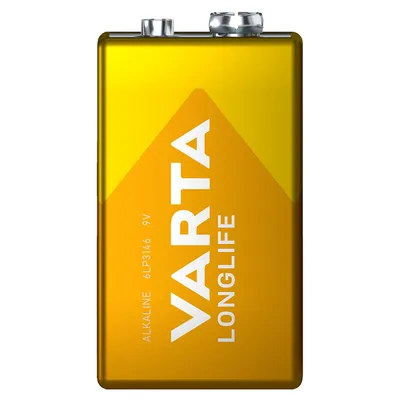 Батерия Varta правоъгълна алкална  9 V, 9V/6LR61, Longlife