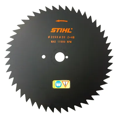 Диск за рязане на храсти STIHL метален с остър зъб ф 225x20 мм, 48 z, FS 361 C-EM, FS 491 C-EM, FS 260, FS 261, FS 360