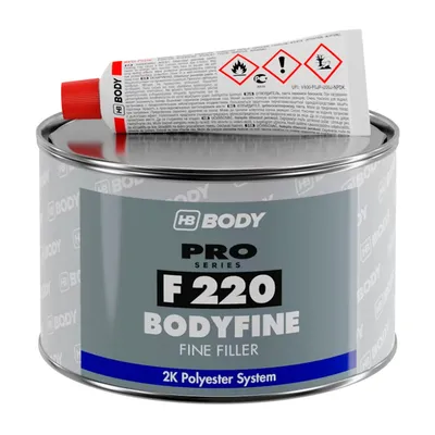 Кит Body полиестерен за автомобили 1 кг, бял, F220 Bodyfine