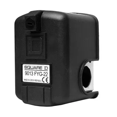 Механичен двуполюсен пресостат за помпа City Pumps  5.4-7 bar, 1/4", SQUARE D