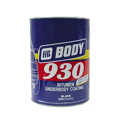 Покритие Body за автомобили антикорозионно  1 кг, черно, 930