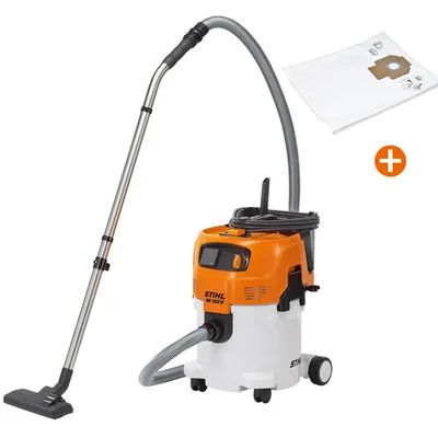 Прахосмукачка STIHL за сухо и мокро почистване 1500 W, 3700 л/мин, 30 л, SE 122E