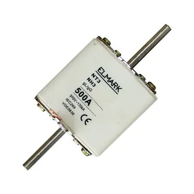 Предпазител Elmark високомощен  500 A, NT 3, 500 V, 500 А