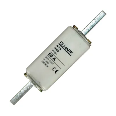 Предпазител Elmark високомощен 63 A, NT 0, 500 V, 63 А