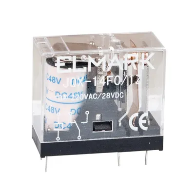 Реле Elmark миниатюрно за печатни платки 10 A, 2 C/O, 24 DC V, 14FC