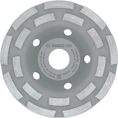 Диск диамантен за шлайфане Bosch на бетон 125 мм, 22.23 мм, PRO Concrete