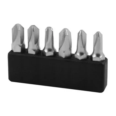 Комплект битове Narex Bystrice PH/PZ/SB/TX/SW/SP/RB/TS/TW с магнитен държач 1/4", 6 бр., 8572