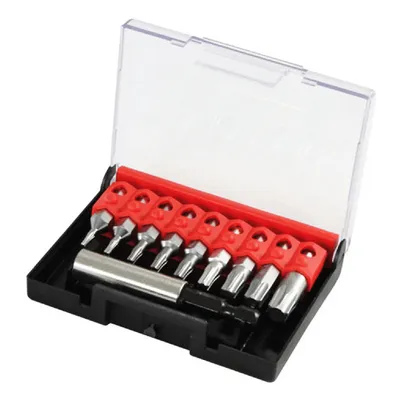 Комплект битове Narex Bystrice TX Torx с магнитен държач 1/4", 10 бр., 8578