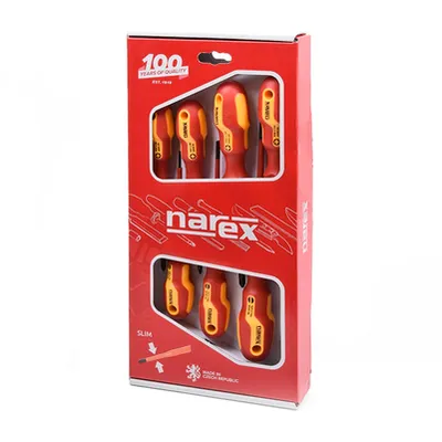 Комплект електротехнически отвертки Narex Bystrice SB/PH/PZ 7 бр., 8551 02
