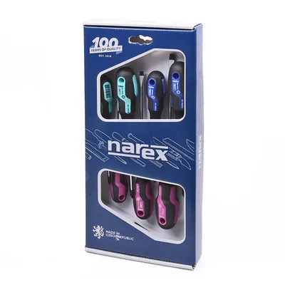 Комплект отвертки Narex Bystrice PH/PZ/SB 7 бр., 8558 70