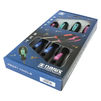 Комплект отвертки Narex Bystrice PH/PZ/SB 7 бр., 8586