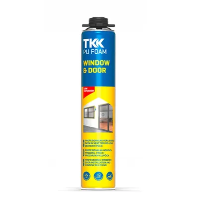 Полиуретанова пяна TKK пистолетна монтажна  750 мл, Window & Door