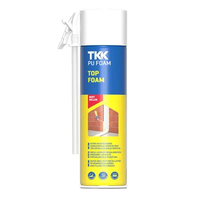 Полиуретанова пяна TKK ръчна монтажна  500 мл, Top Foam