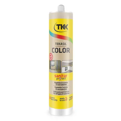 Санитарен силиконов уплътнител TKK 300 мл, бахама, Tekasil Color