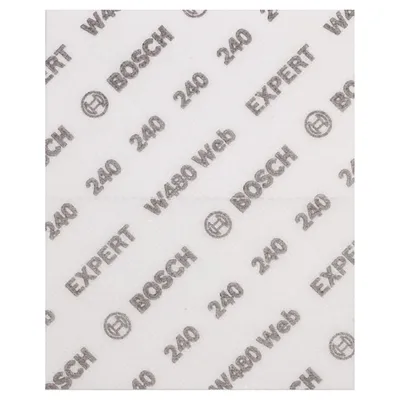 Шкурка на хартиена основа Bosch на листа 115x140 мм, P240, Expert W480 Web