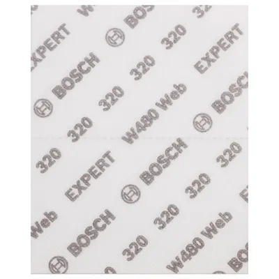 Шкурка на хартиена основа Bosch на листа 115x140 мм, P320, Expert W480 Web