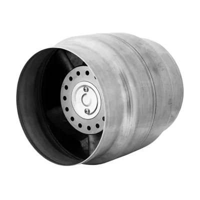 Вентилатор MMotors за въздуховод високотемпературен 42 W, 205 м3/ч, ф 135х145 мм, сив, BOK 135