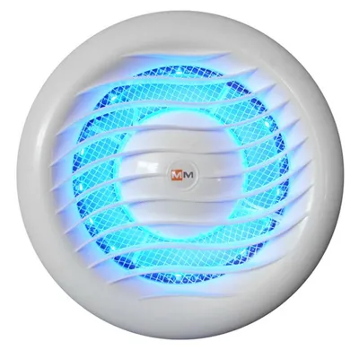 Вентилатор за баня MMotors за стенен монтаж с клапа 16 W, 105 м3/ч, ф 145х76 мм, бял, MM 100