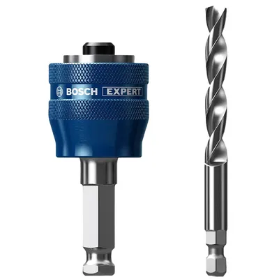 Адаптор присъединителен за боркорона Bosch шестостенна опашка/вътрешен шестостен биметална 20-127 мм, Power-Change Plus