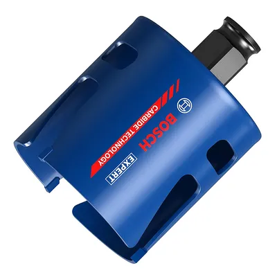 Боркорона за дърво и пластмаса Bosch с карбидни пластини и присъединяване Power Change 64х60 мм, Speed for Multi Construction