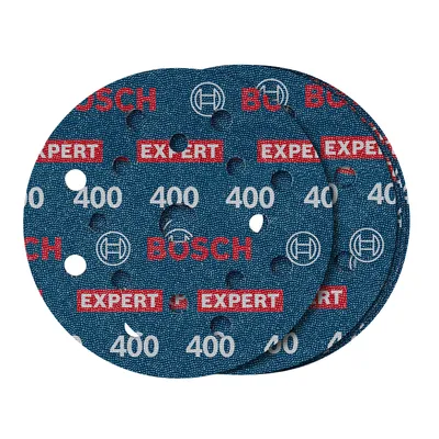 Фолио Bosch шлифовъчно за ротационен шлайф 125 мм, P400, 50 бр., Expert O780