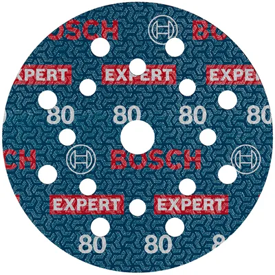 Фолио Bosch шлифовъчно за ротационен шлайф 125 мм, P80, Expert O780