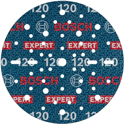 Фолио Bosch шлифовъчно за ротационен шлайф 150 мм, P120, Expert O780