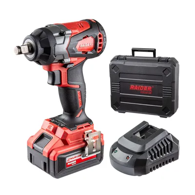 Гайковерт ударен безч. 20V 4-ск.4Ah 480Nm1/2"куфар RDI-IBW04