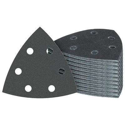 Шкурка за делташлайф Bosch комплект 93x93x93 мм, P120, P180, P240, P320, P400, P600, P80, 50 бр., PRO F355