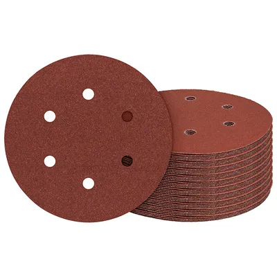 Шкурка за орбитален шлайф Bosch с 6 отвора 150 мм, P120, P180, P40, P60, P80, 50 бр., Expert for Wood and Paint C430