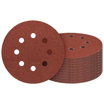 Шкурка за орбитален шлайф Bosch с 8 отвора  125 мм, P120, P180, P40, P60, P80, 50 бр., Expert for Wood and Paint C430