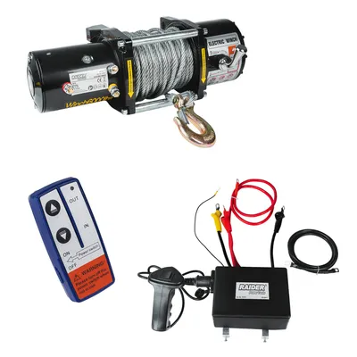 Автолебедка 12V 2722kg 6000lbs 2.76 kW Ø7.2mm 24m RD-EW11