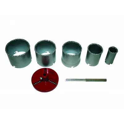 Боркорони за керамични плочки ø33-83mm 7 части к-т